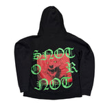 (M) snot or not homxide gang tour merch cropped hoodie