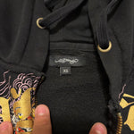(XS) ED HARDY CROP TOP HOODIE WMNS